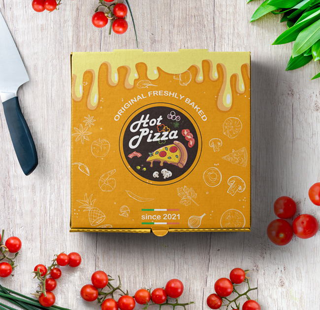 ピザボックスデザイン